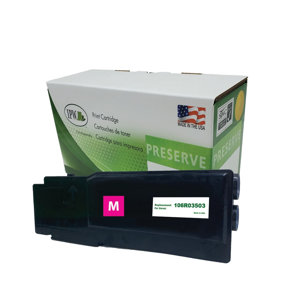 IPW Preserve Remanufactured Magenta Toner Cartridge Replacement For Xerox 106R03503, 106R03503-R-O