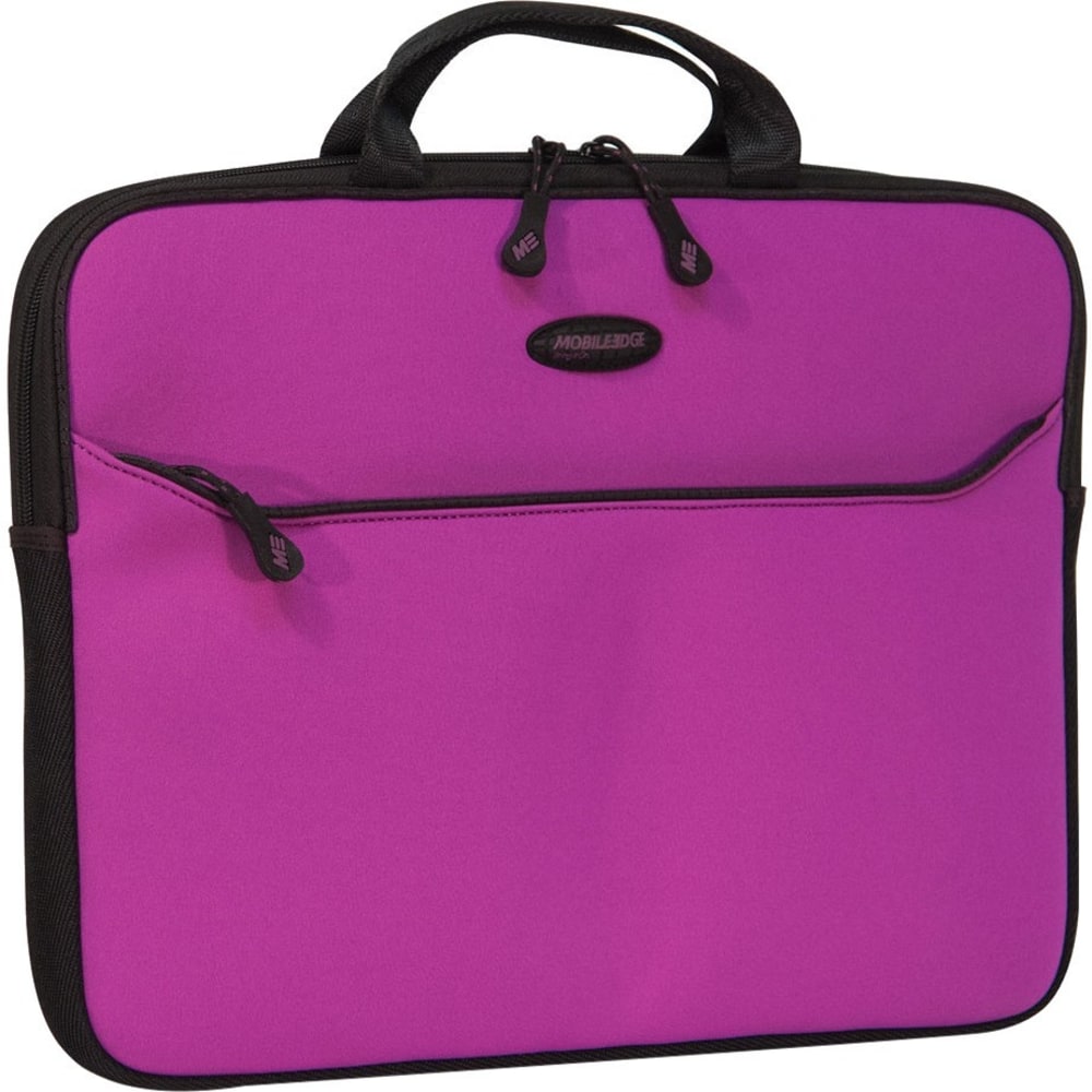 Mobile Edge SlipSuit Carrying Case (Sleeve) for 13.3in MacBook Pro - Purple, Black - Water Resistant - Handle - 10.2in Height x 13.7in Width x 1.5in Depth