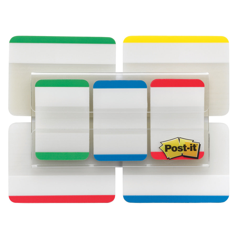 Post-it Notes Durable Filing Tabs, 1in And 2in Tabs, Assorted Colors (686VAD1), Pack Of 7 Pads