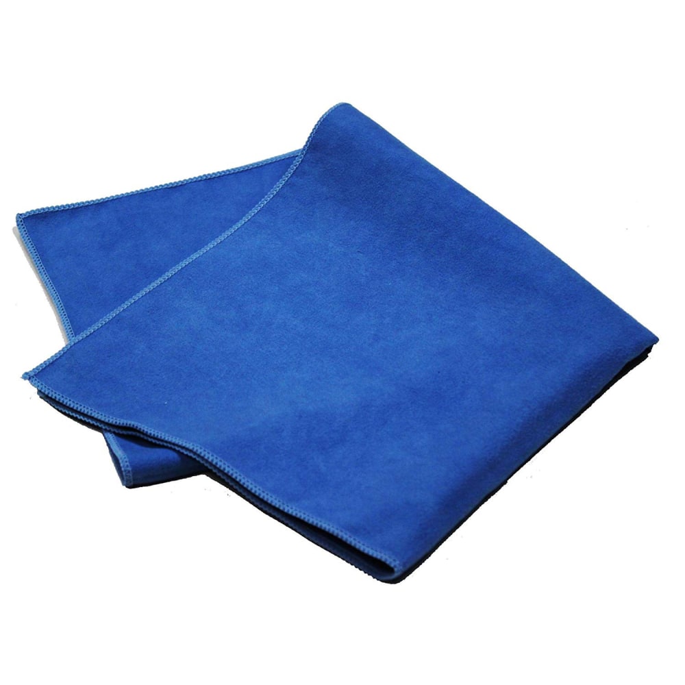 Pro-Clean Basics Microfiber Suede Cloths, 16in x 16in, Blue, Pallet Of 3,240 Cloths