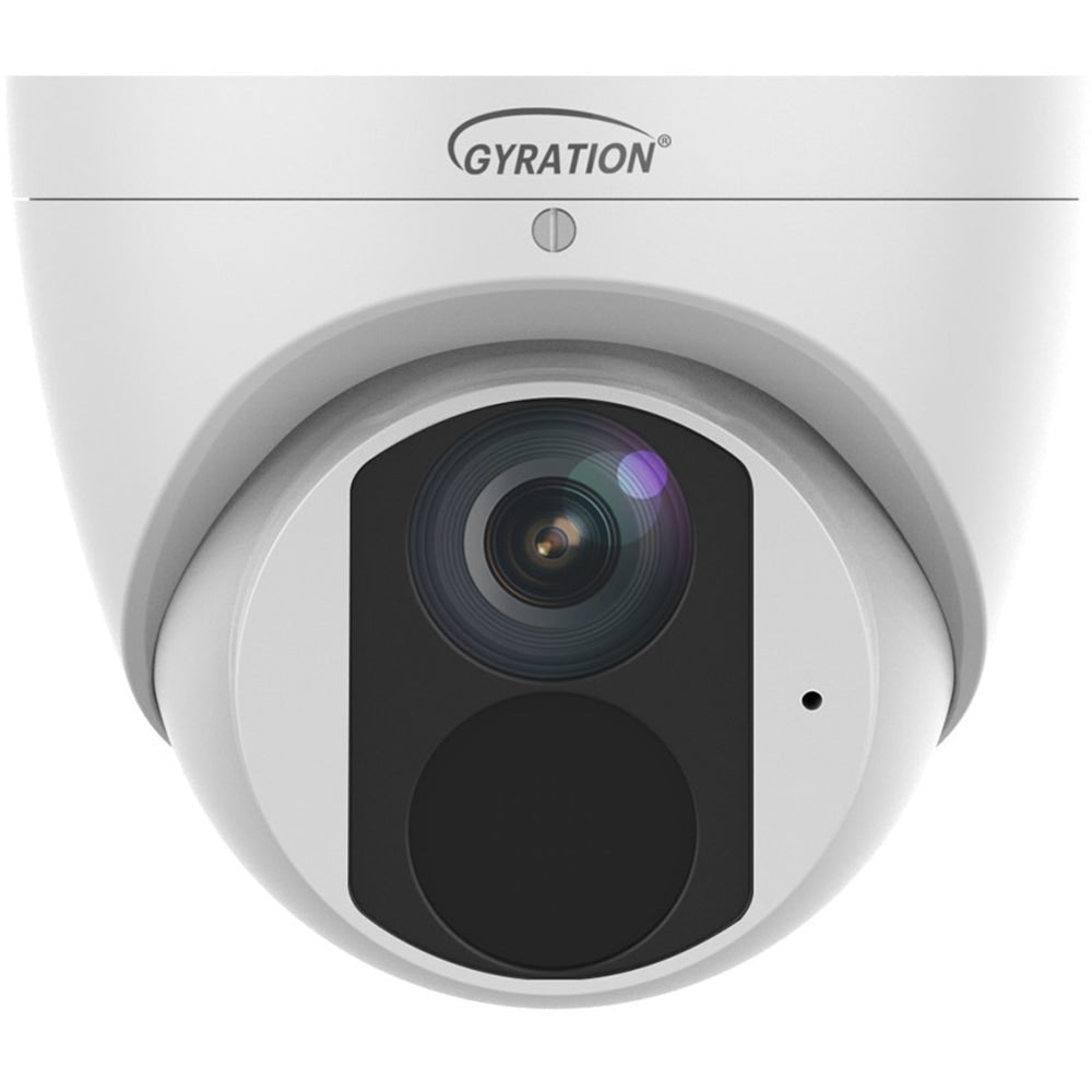 Gyration CYBERVIEW 200T 2 Megapixel Indoor/Outdoor HD Network Camera - Color - Turret - 98.43 ft Infrared Night Vision - H.264, H.265, Ultra 265, MJPEG - 1920 x 1080 - 2.80 mm Fixed Lens - 30 fps - CMOS - IP67 - Weather Resistant, Water Proof