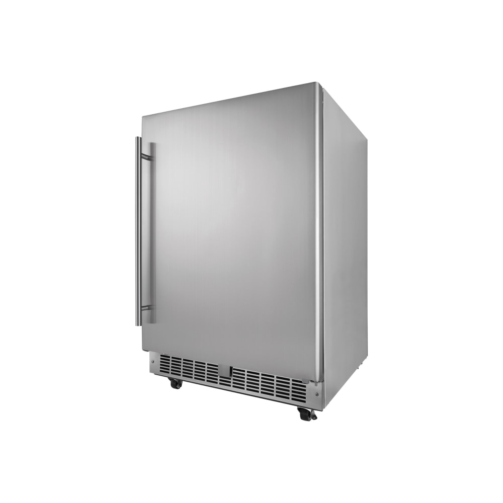 Silhouette Aragon Professional DAR055D1BSSPRO Refrigerator - 5.50 ft³ - Auto-defrost - 5.50 ft³ Net Refrigerator Capacity - 120 V AC - 278 kWh per Year - Silver, Stainless Steel - Stainless Steel - Glass Shelf, Stainless Steel - Built-in