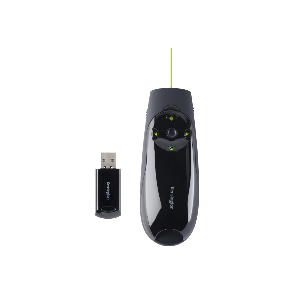 Kensington Presenter Expert Green Laser Presenter with Cursor Control and Memory - Presentation remote control