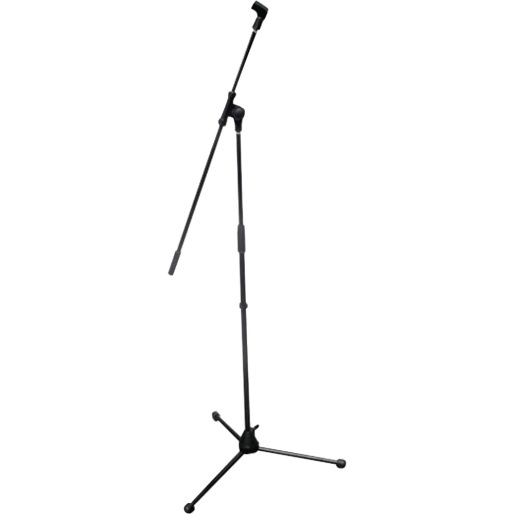 Pyle PMKS3 Tripod Microphone Stand with Extending Boom - 38in Height x 3.5in Width - Black