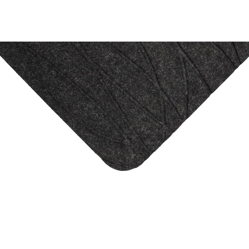 M+A Matting TuffComfort Standing Desk Mat, 21-3/4in x 31-3/4in, Coal Black