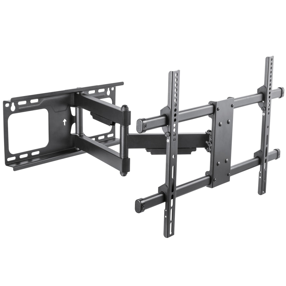 BLACK+DECKER Full-Motion Large Flat-Panel Mount For 40in to 86in TVs, 2.8inH x 10.5inW x 16.5inD, Black