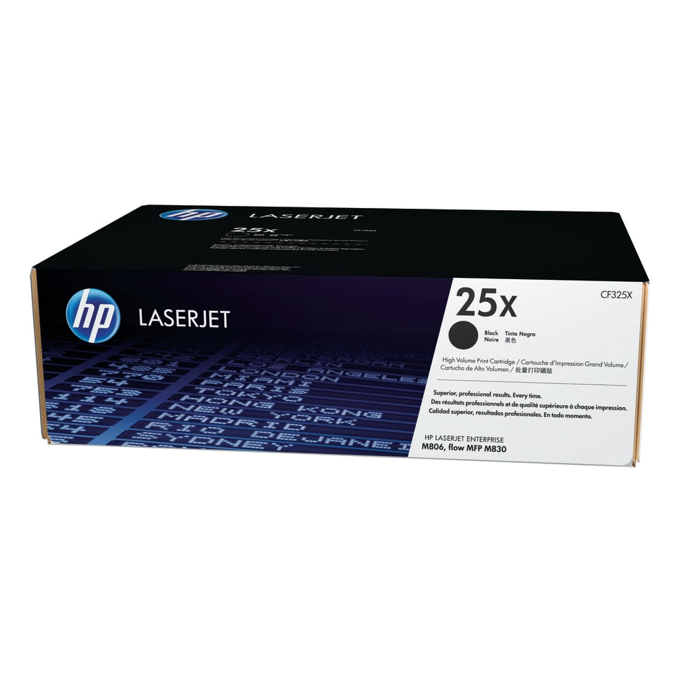 HP 25X Black High Yield Toner Cartridge, CF325X