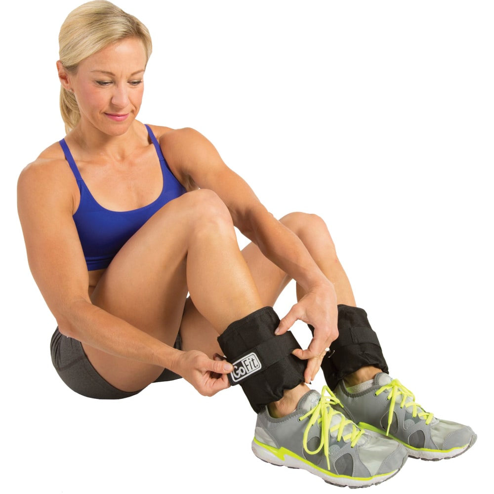 GoFit Ankle Weights (Adjusts from .5lb to 5lbs)