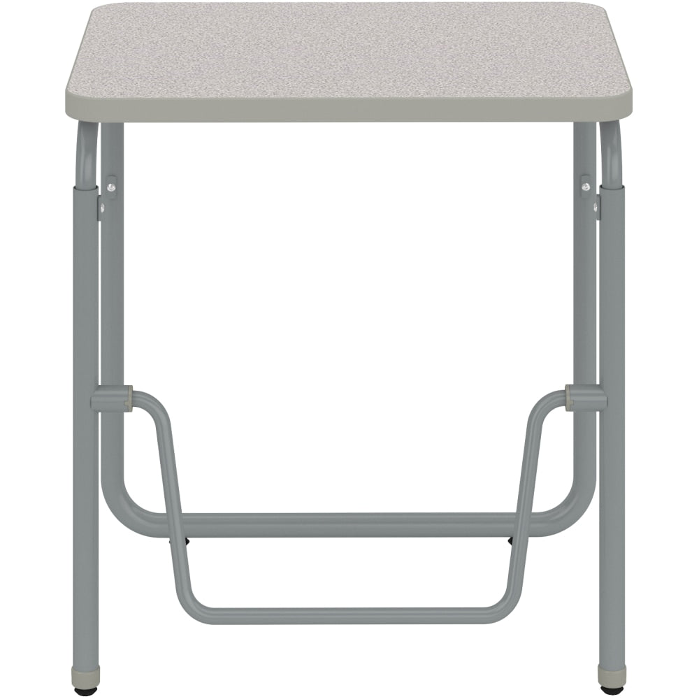 Safco AlphaBetter 2.0 Height-Adjustable Sit/Stand 28inW Student Desk With Pendulum Bar, Gray