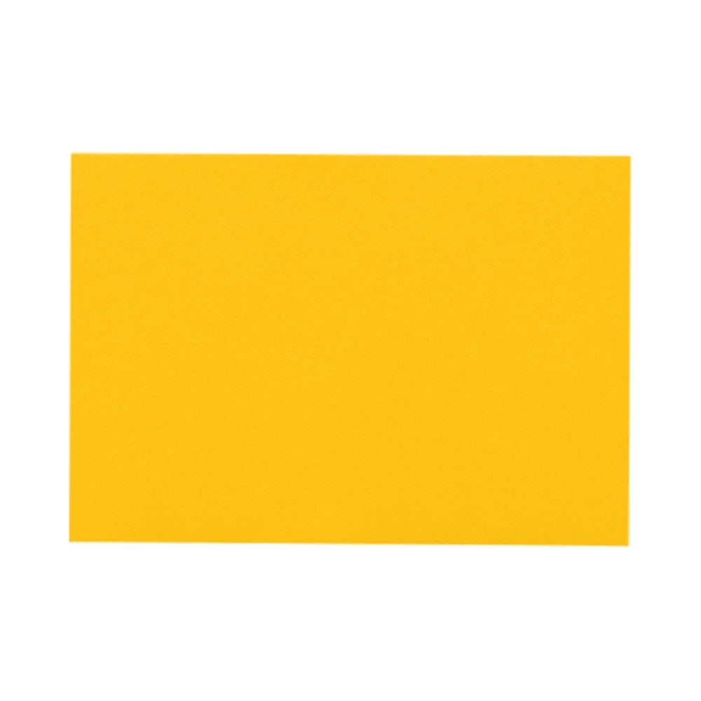 LUX Flat Cards, A9, 5 1/2in x 8 1/2in, Sunflower Yellow, Pack Of 50