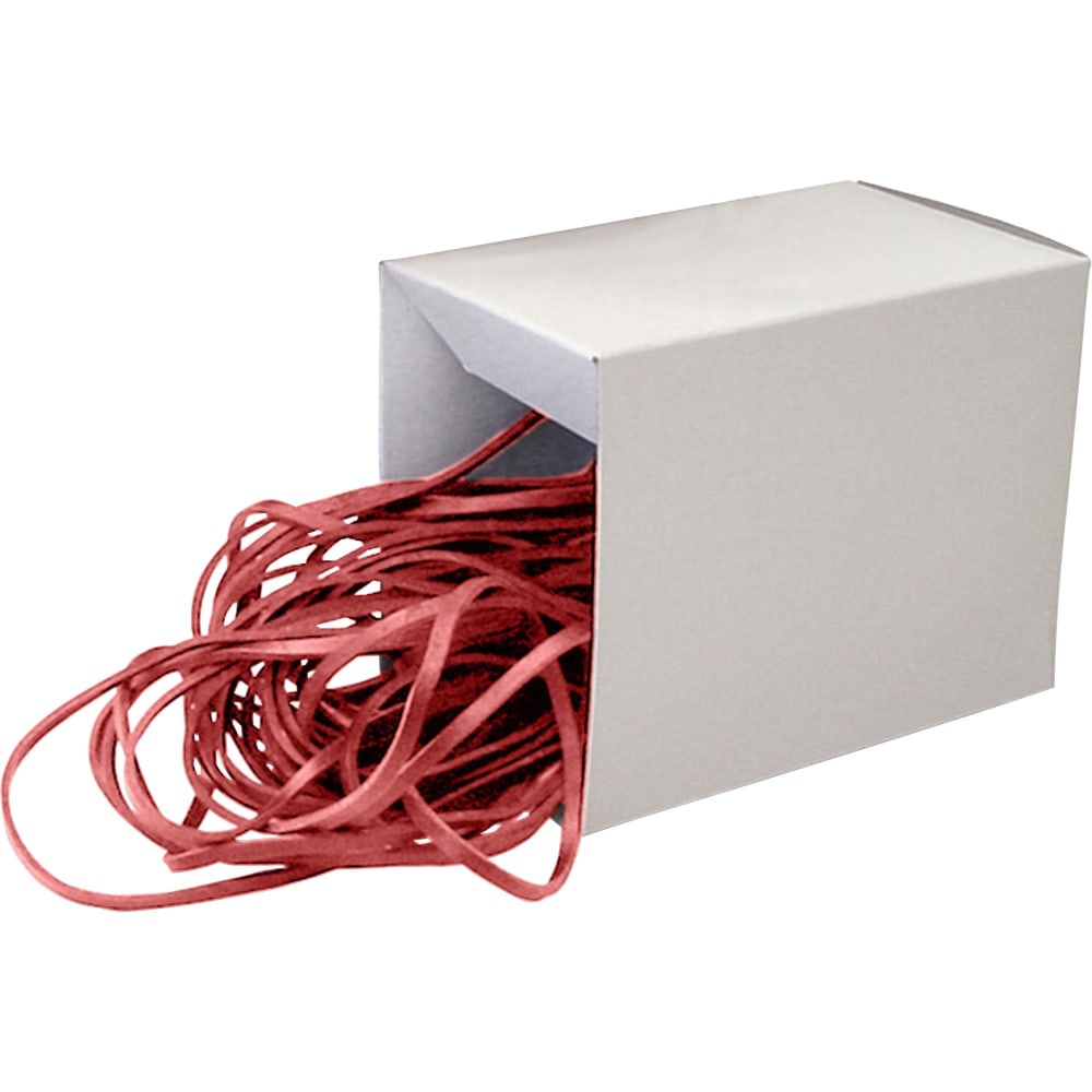 Alliance Rubber 07825 Heavy Duty Latex Rubber Bands, 12in, Red, Approximately 50 Bands