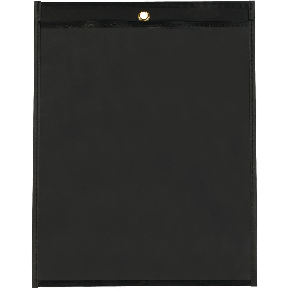 Partners Brand Job Ticket Holders, 9in x 12in, Black, Pack Of 25