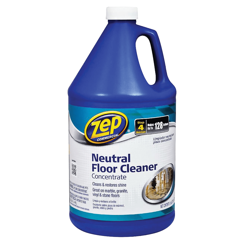 Zep Concentrated Neutral Floor Cleaner, 128 Oz Bottle