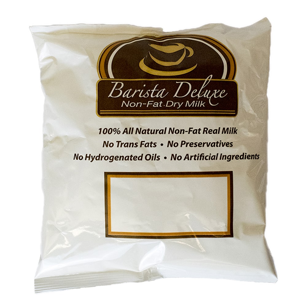 Barista Deluxe Nonfat Dry Milk Powder, 16 Oz Per Bag, Case Of 12 Bags