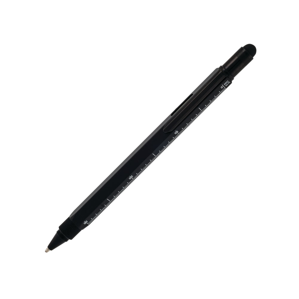 Monteverde One Touch Tool Pen, Medium Point, 0.8 mm, Black Barrel, Black Ink