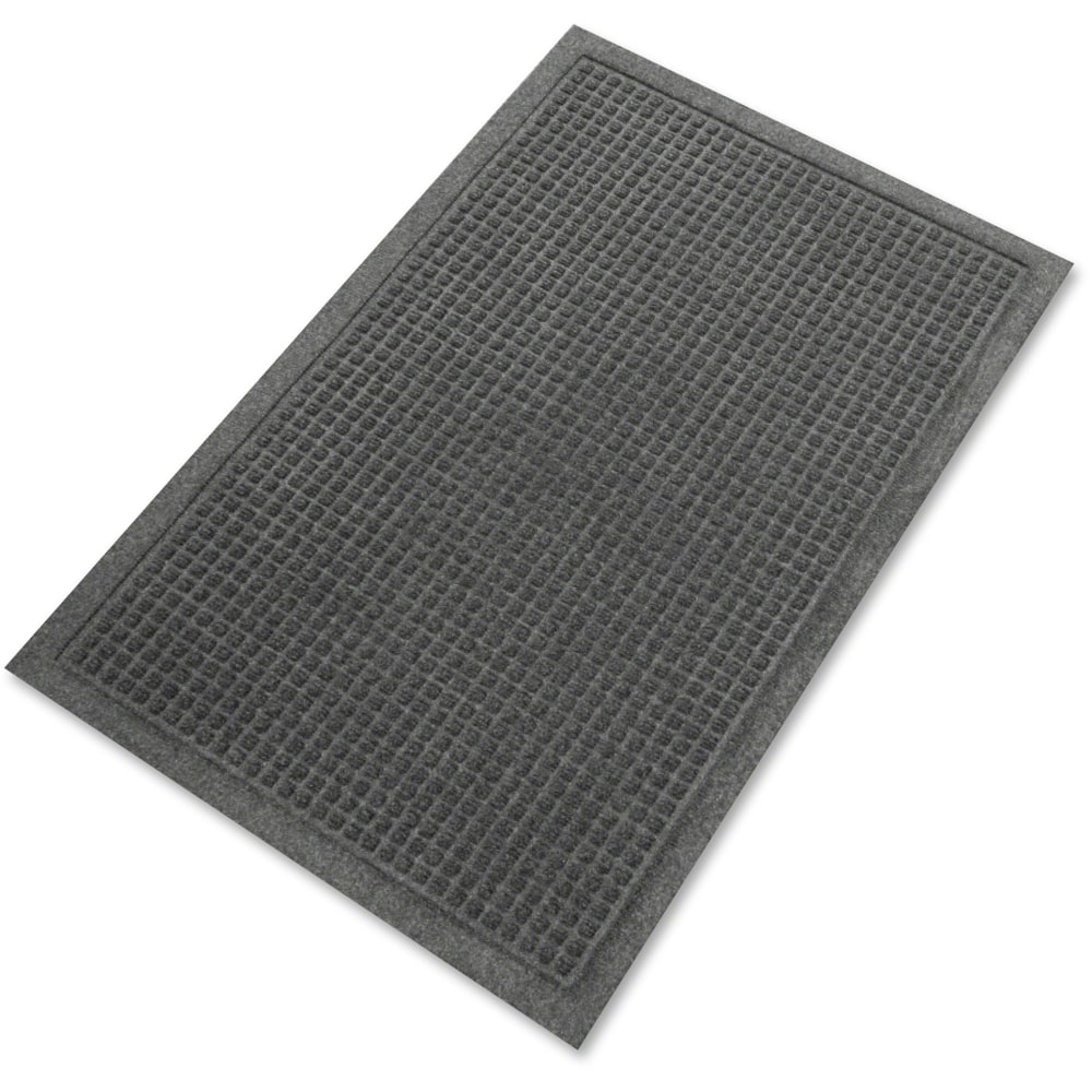 Genuine Joe EcoGuard Eternity Indoor Floor Mat, 2ft x 3ft, Charcoal Gray