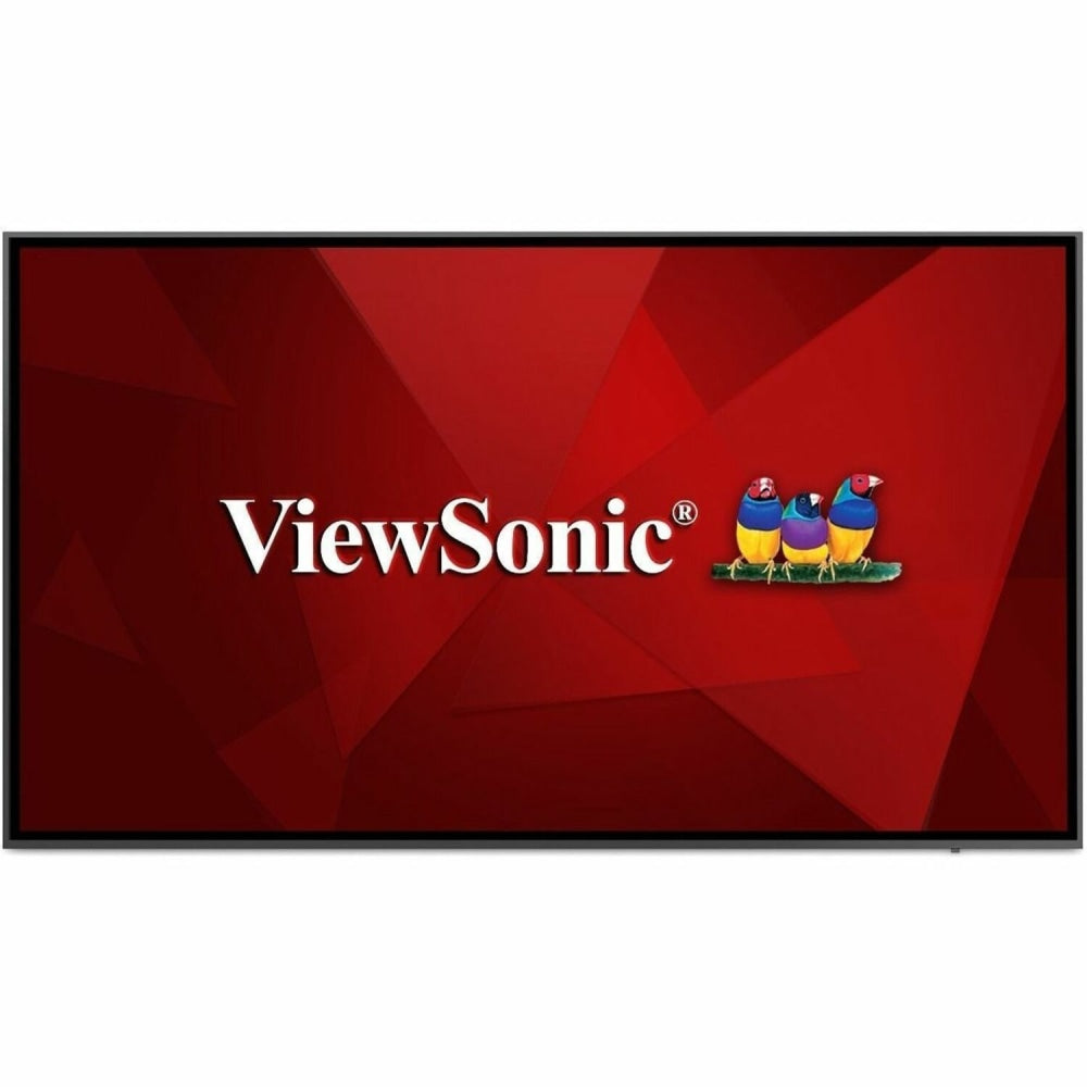 ViewSonic Commercial Display CDE7520-W - 4K 24/7 Operation, Integrated Software, 3GB RAM, 16GB Storage - 450 cd/m2 - 75in - Commercial Display CDE7520-W - 4K 24/7 Operation, Integrated Software, 3GB RAM, 16GB Storage - 450 cd/m2 - 75in