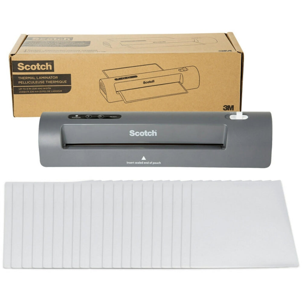 Scotch Thermal Laminating Combo Pack, 1 Thermal Laminator, 20 Laminating Sheets, Laminate Business cards, Banners and Essays, Ideal Office or Back to School Supplies