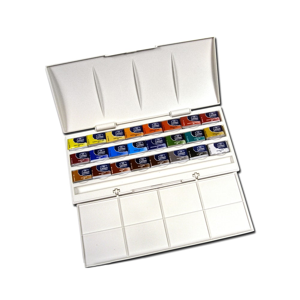 Winsor & Newton Cotman Watercolor Studio Set, Set Of 24