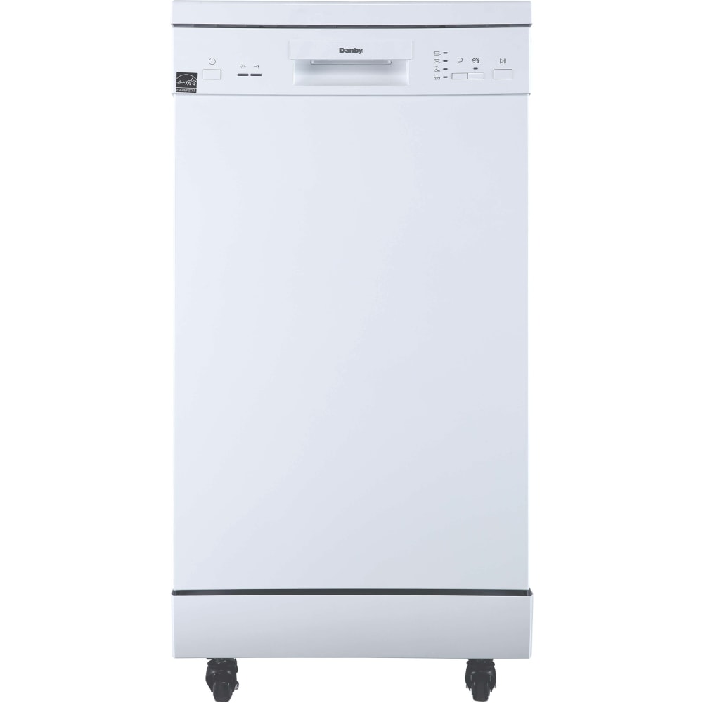 Danby 18in Portable Dishwasher - 18in - Portable - 8 Place Settings - 52 dB - White