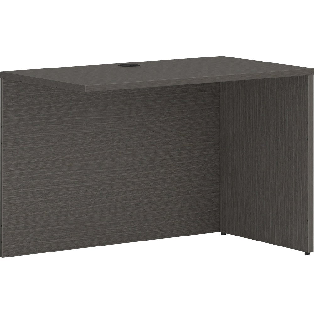 HON Mod 42inW Desk Return Shell Credenza, Slate Teak