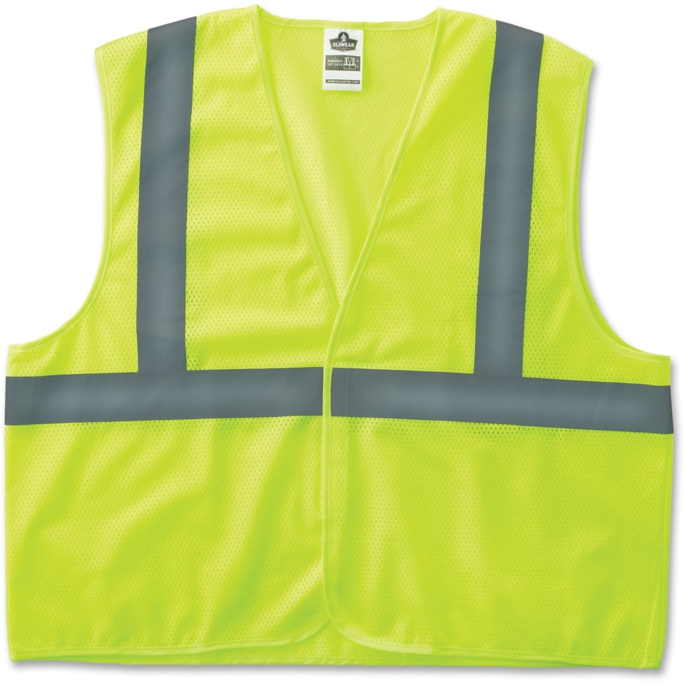 GloWear 8205HL S/M Lime Type R Class 2 Super Econo Mesh Vest