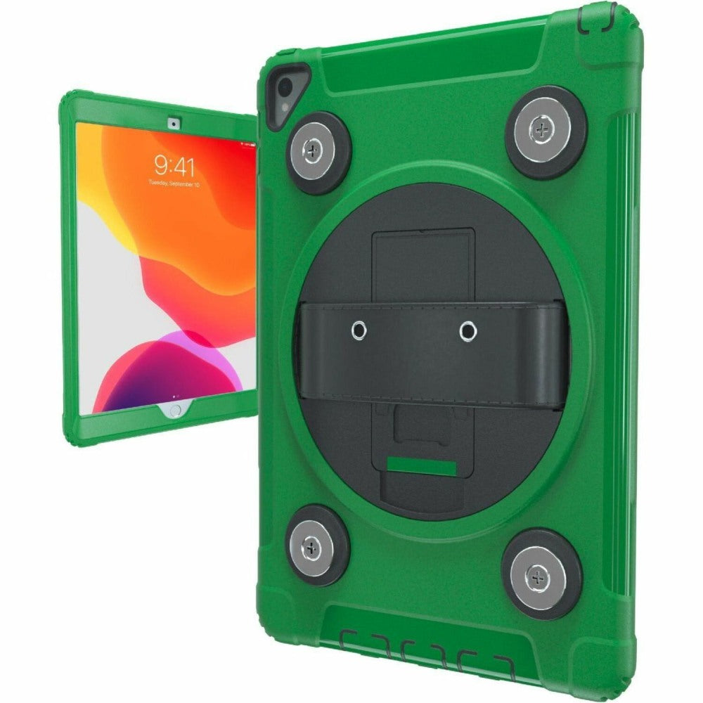 CTA Digital Magnetic Splash-Proof Case For Apple iPad 7th/ 8th/ 9th Gen 10.2, iPad Air 3, iPad Pro 10.5, Green