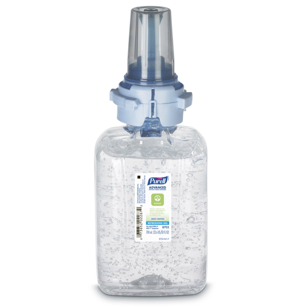 PURELL Advanced Hand Sanitizer Green Certified Gel Refill, Fragrance-Free, 700 mL