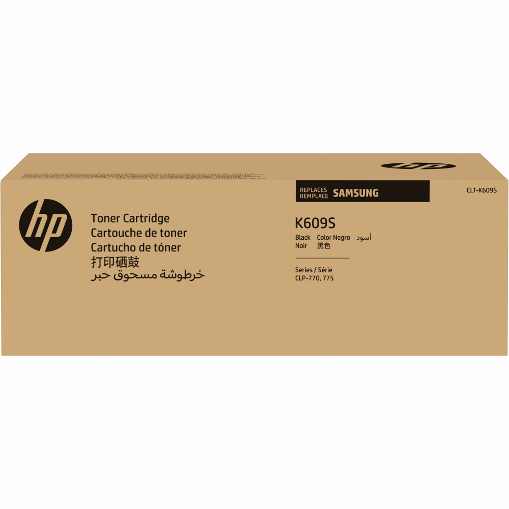 HP CLT-K609S (SU220A) Laser Toner Cartridge - Black - 1 Each - 7000 Pages