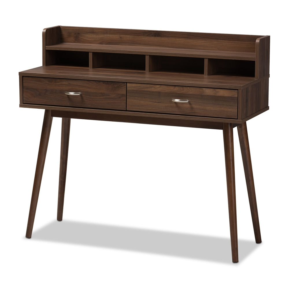 Baxton Studio Joscha 41inW Writing Desk, Brown