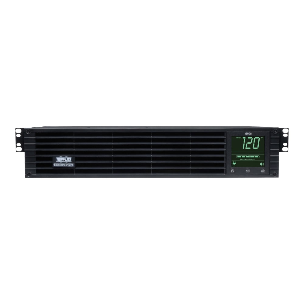 Tripp Lite UPS Smart 1500VA 1350W Rackmount AVR 120V Pure Sine Wave USB DB9 2URM TAA GSA - UPS - 15 A - AC 120 V - 1350 Watt - 1500 VA - RS-232, USB - output connectors: 8 - 2U - 19in - TAA Compliant