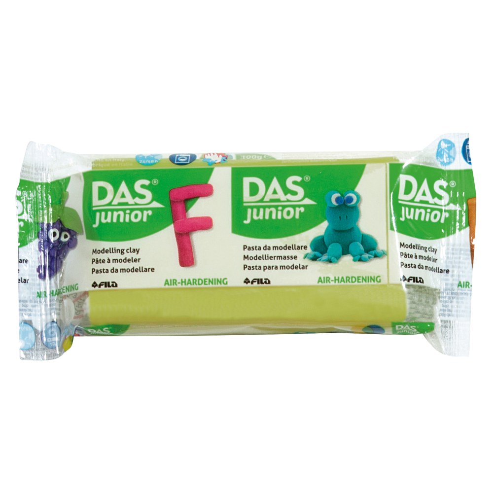 Das Junior Air-Drying Modeling Clay Blocks, 3.5 Oz, Light Green