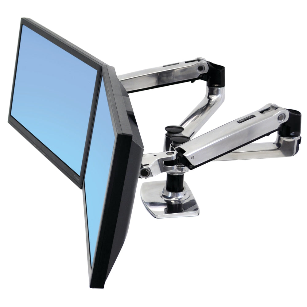 Ergotron LX Mounting Arm For Flat Panel Displays, Silver