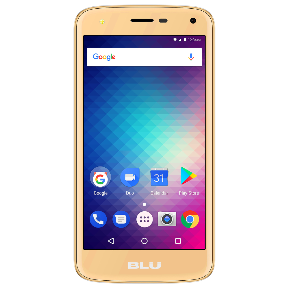 BLU C5 C010Q Cell Phone, Gold, PBN201350