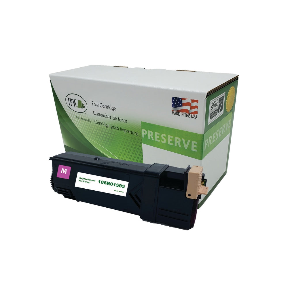 IPW Preserve Remanufactured Magenta High Yield Toner Cartridge Replacement For Xerox 106R01595, 106R01595-R-O