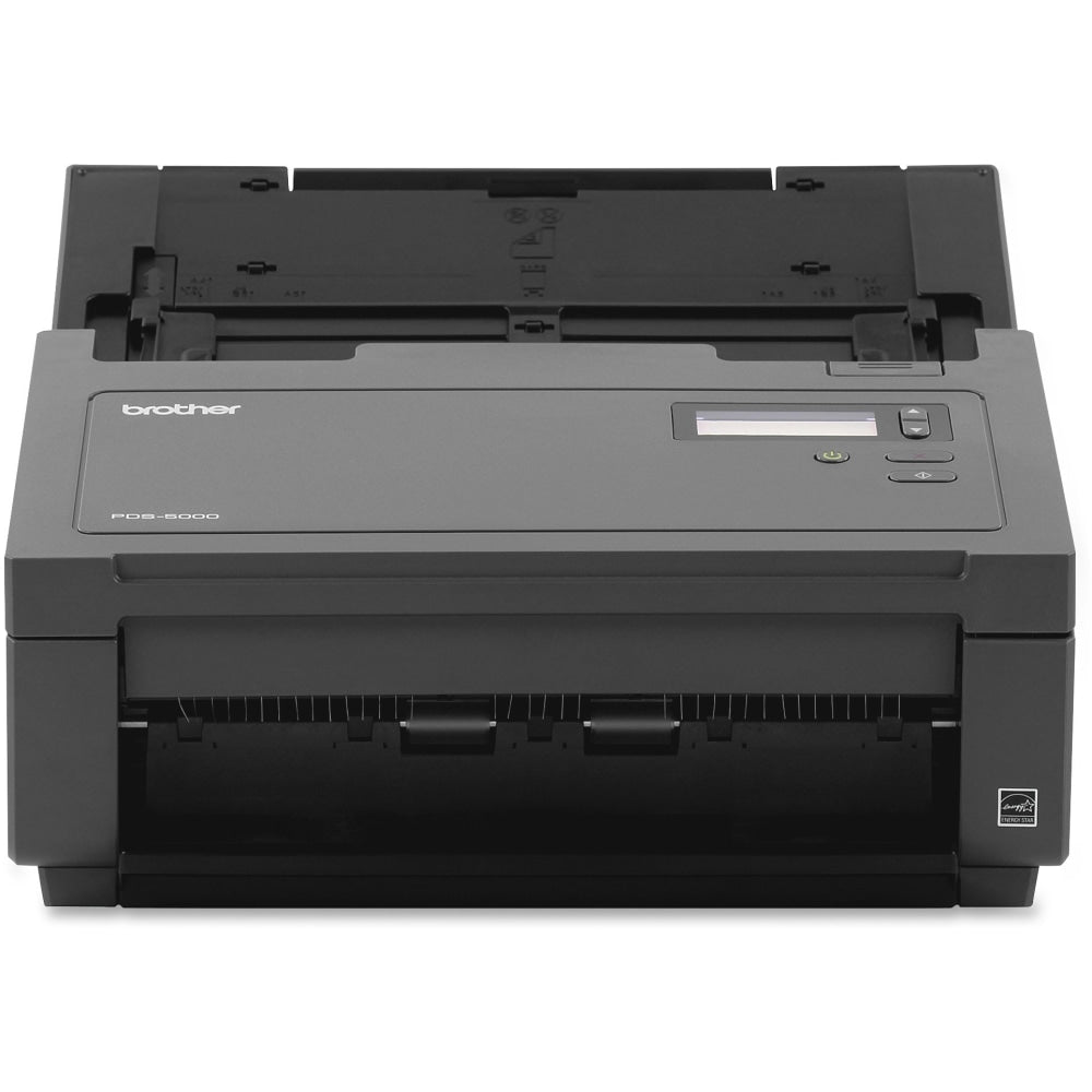 Brother PDS-5000 High Speed Desktop Scanner - Duplex - Desktop Scanner - 60ppm - SuperSpeed USB 3.0 - Duplex - 2-line mono display - 24-bit color