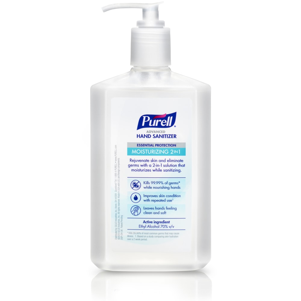 Purell 2-In-1 Moisturizing Advanced Gel Hand Sanitizer, 12 Fl Oz