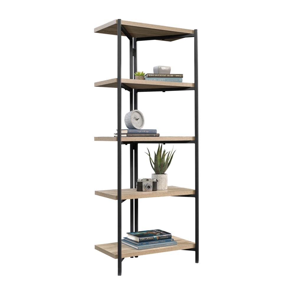 Sauder North Avenue 60inH 5-Shelf Bookcase, Charter Oak