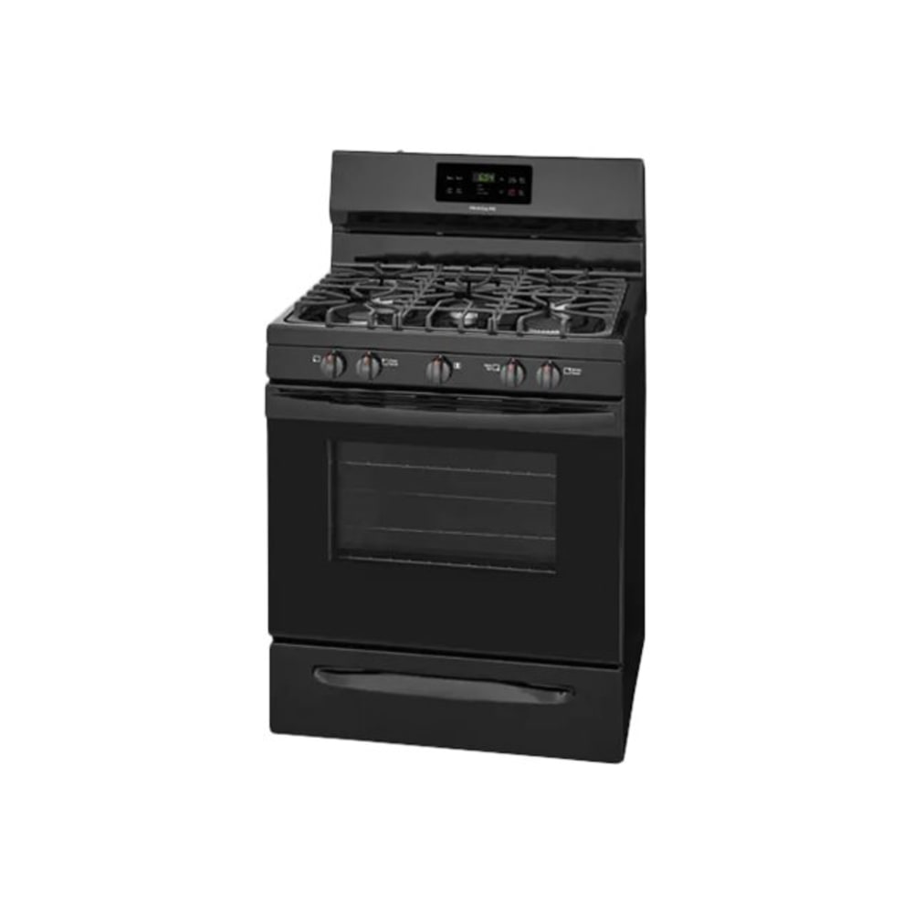 Frigidaire FFGF3054TB - Range - freestanding - niche - width: 30 in - depth: 24 in - height: 36 in - with self-cleaning - black