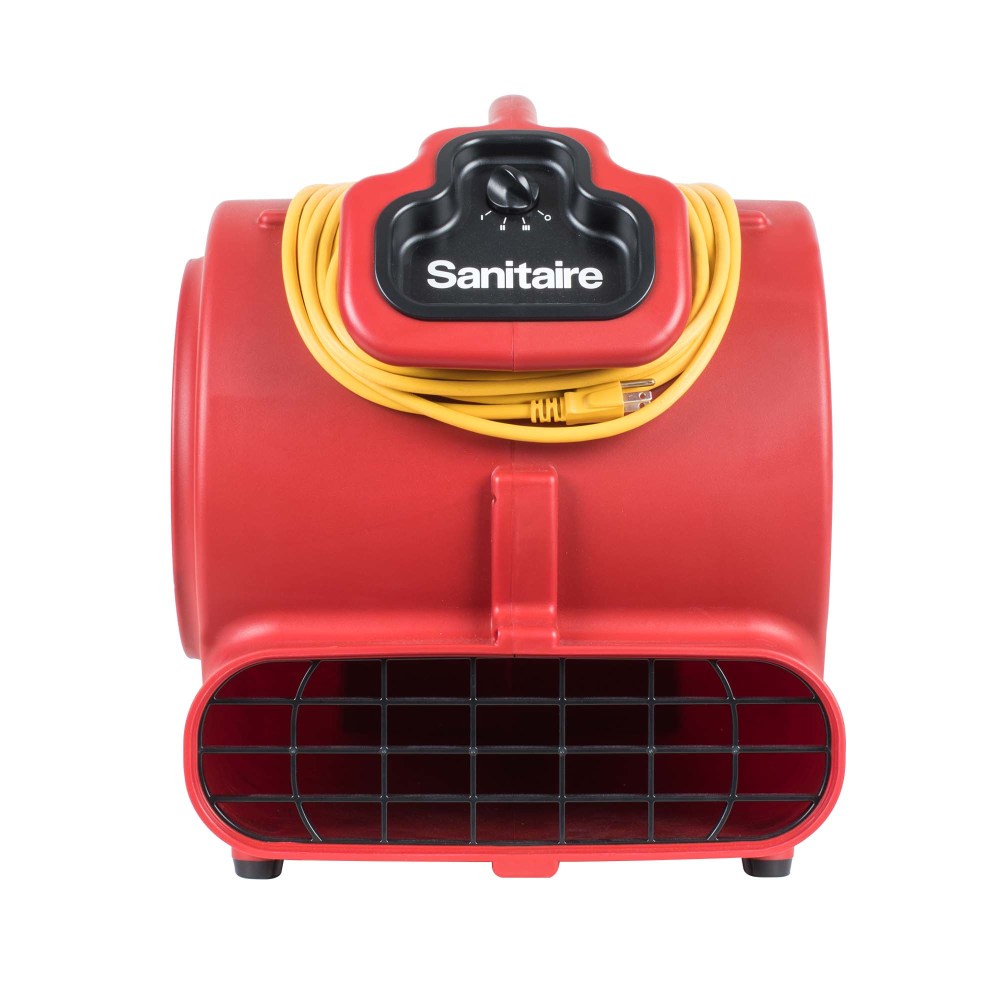 Sanitaire DRY TIME Commercial Air Mover Blower, 19in x 17in x 15-1/2in, Red