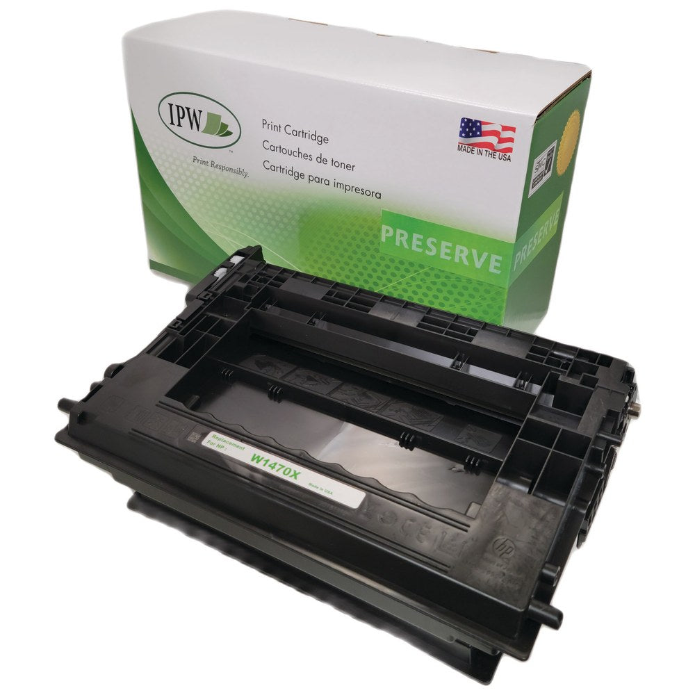 IPW Preserve Remanufactured Black High Yield Toner Cartridge Replacement For HP W1470X, W1470XR-ODP