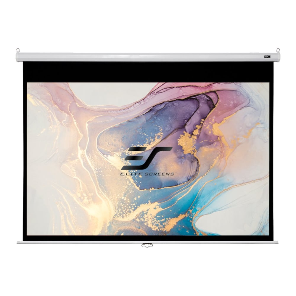 Elite Screens Manual Series M71XWS1 - Projection screen - ceiling mountable, wall mountable - 71in (70.9 in) - 1:1 - MaxWhite - white