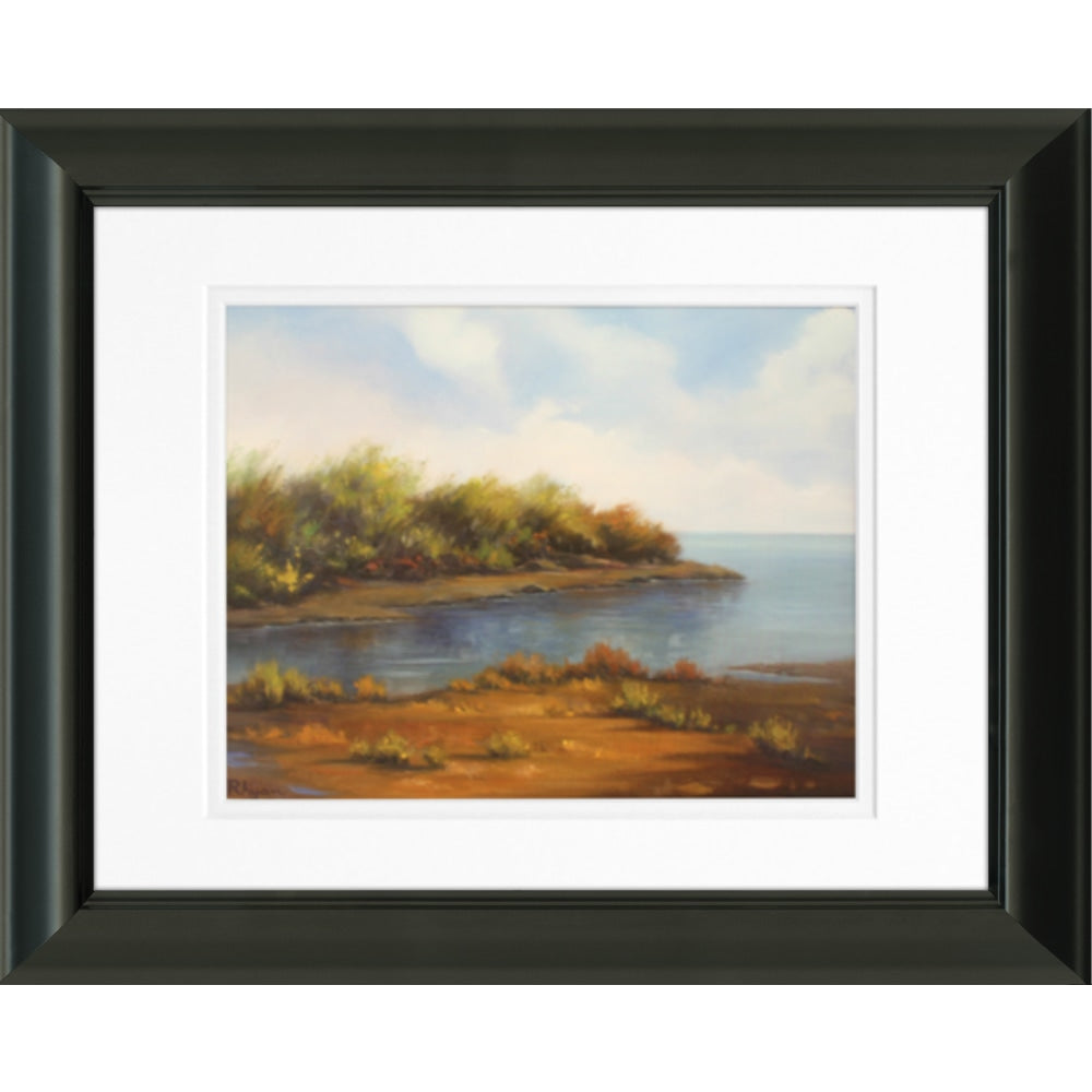 Timeless Frames Addison Framed Coastal Artwork, 11in x 14in, Black, Still Waters