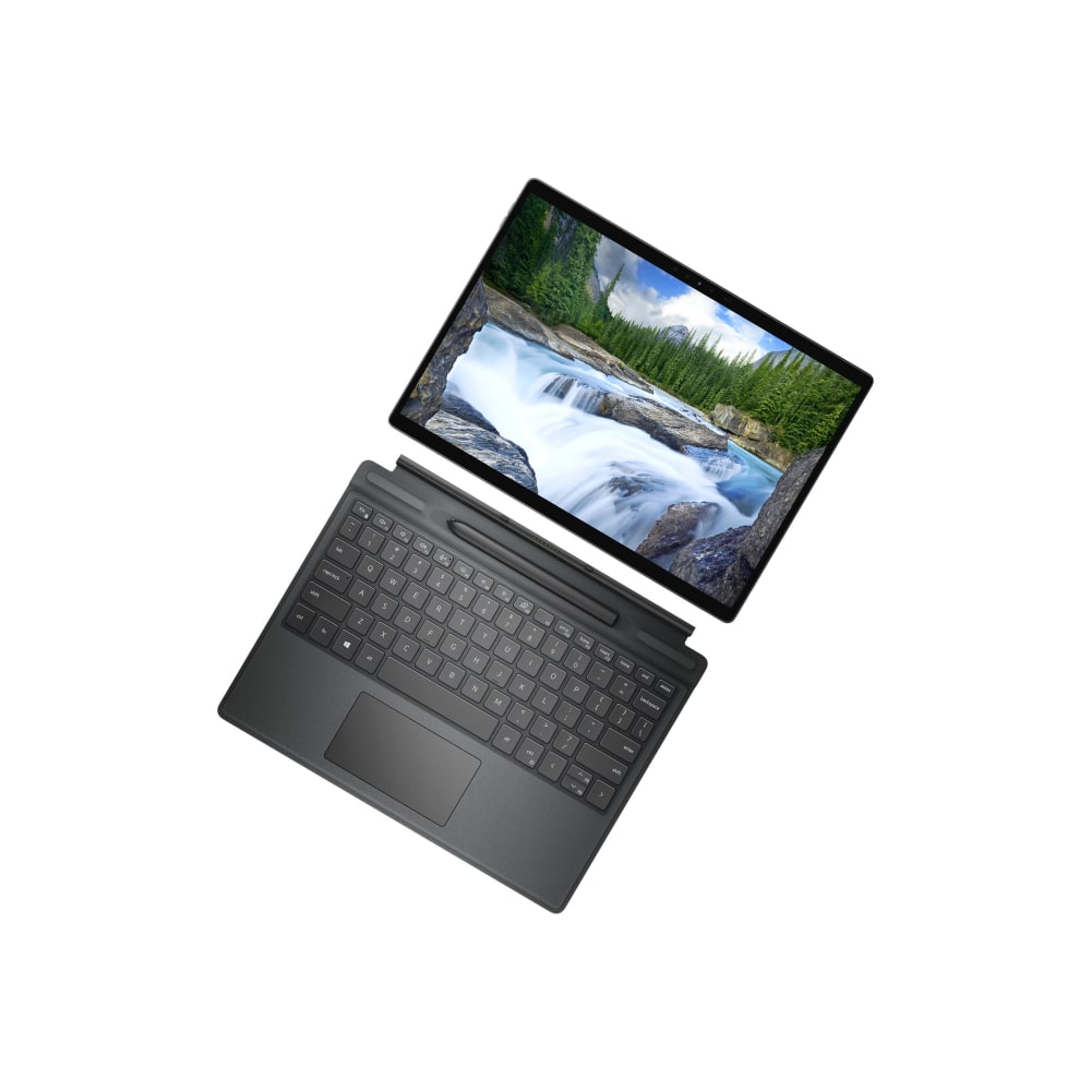 Dell Travel Keyboard - Keyboard - with touchpad - POGO pin - QWERTY - US - light apollo - for Latitude 7320 Detachable