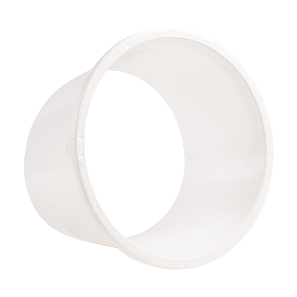 DMI Universal Freestanding Commode Replacement Splash Guard, 6inH x 8inW x 8inD, White