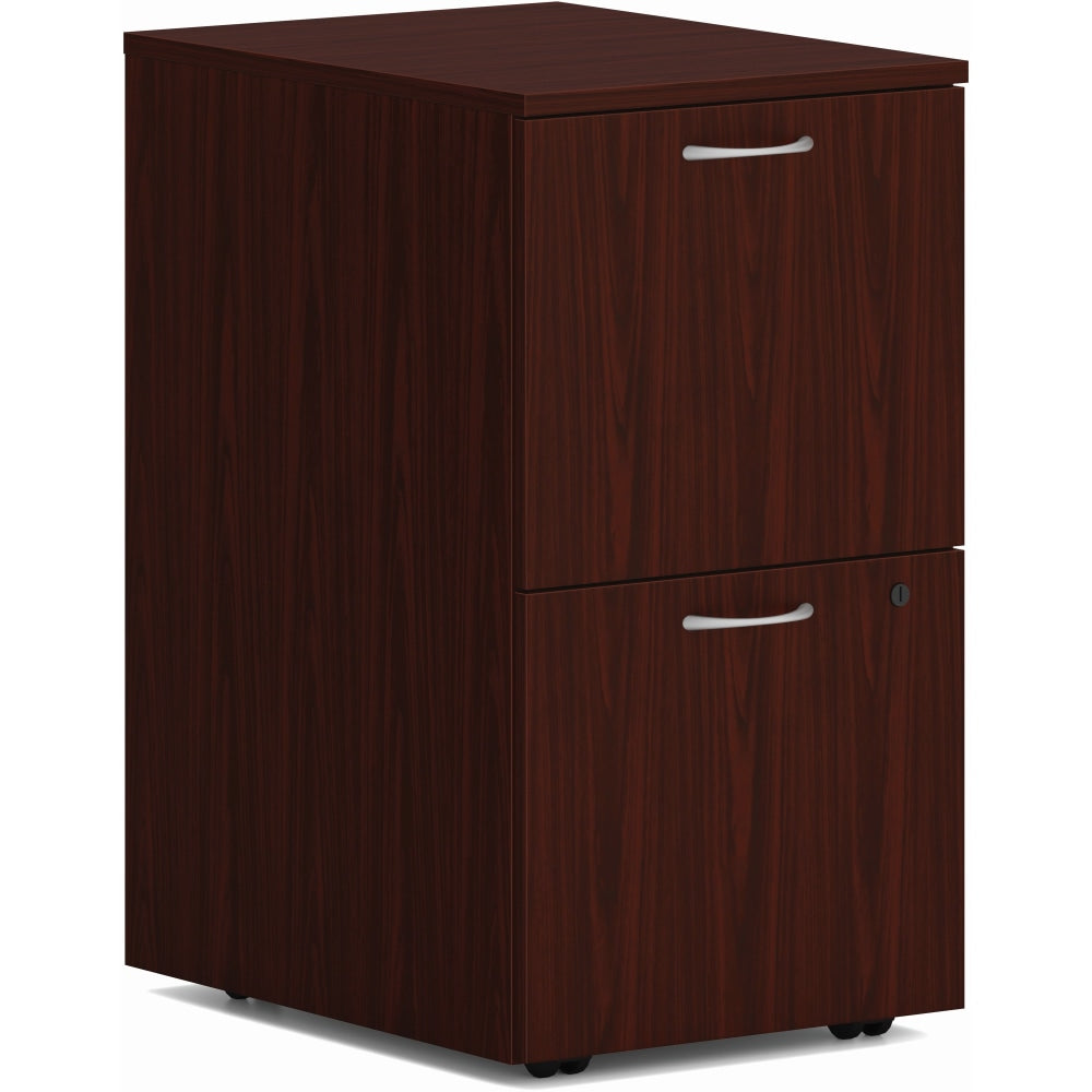 HON Mod HLPLPMFF Pedestal - 15in x 20in28in - 2 x File Drawer(s) - Finish: Traditional Mahogany