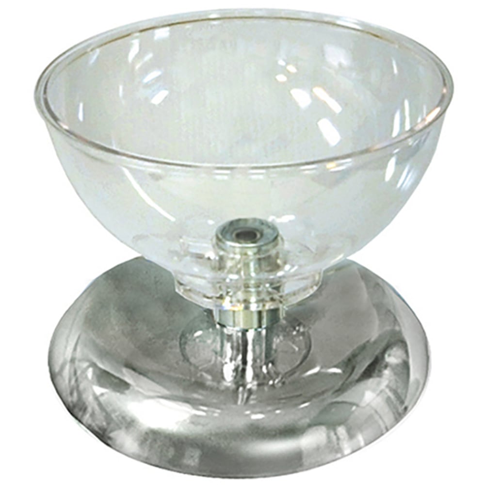 Azar Displays Single Bowl Display, 6-1/2inH x 8inW x 8inD, Clear