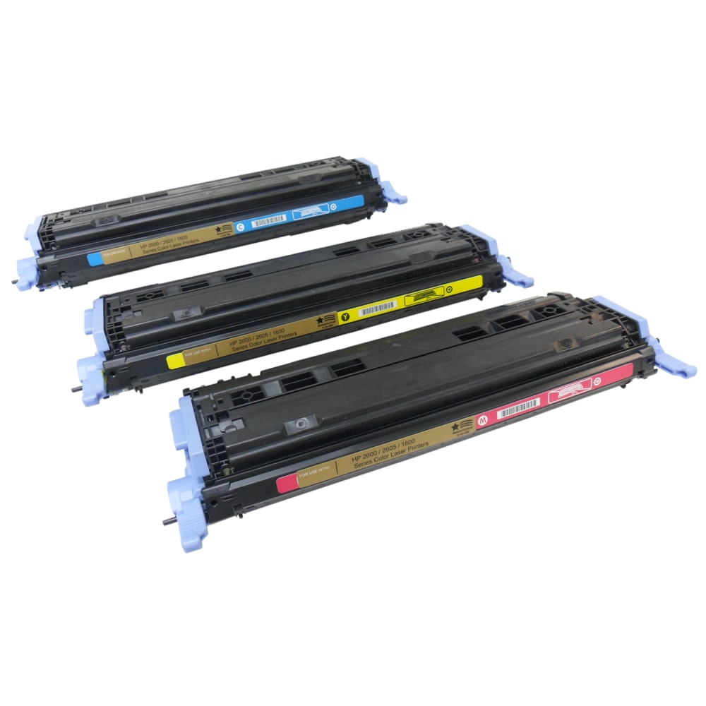 IPW Preserve Remanufactured Cyan; Magenta; Yellow Toner Cartridge Replacement For HP 124A, CE257A, Pack Of 3, 54T-57A-ODP