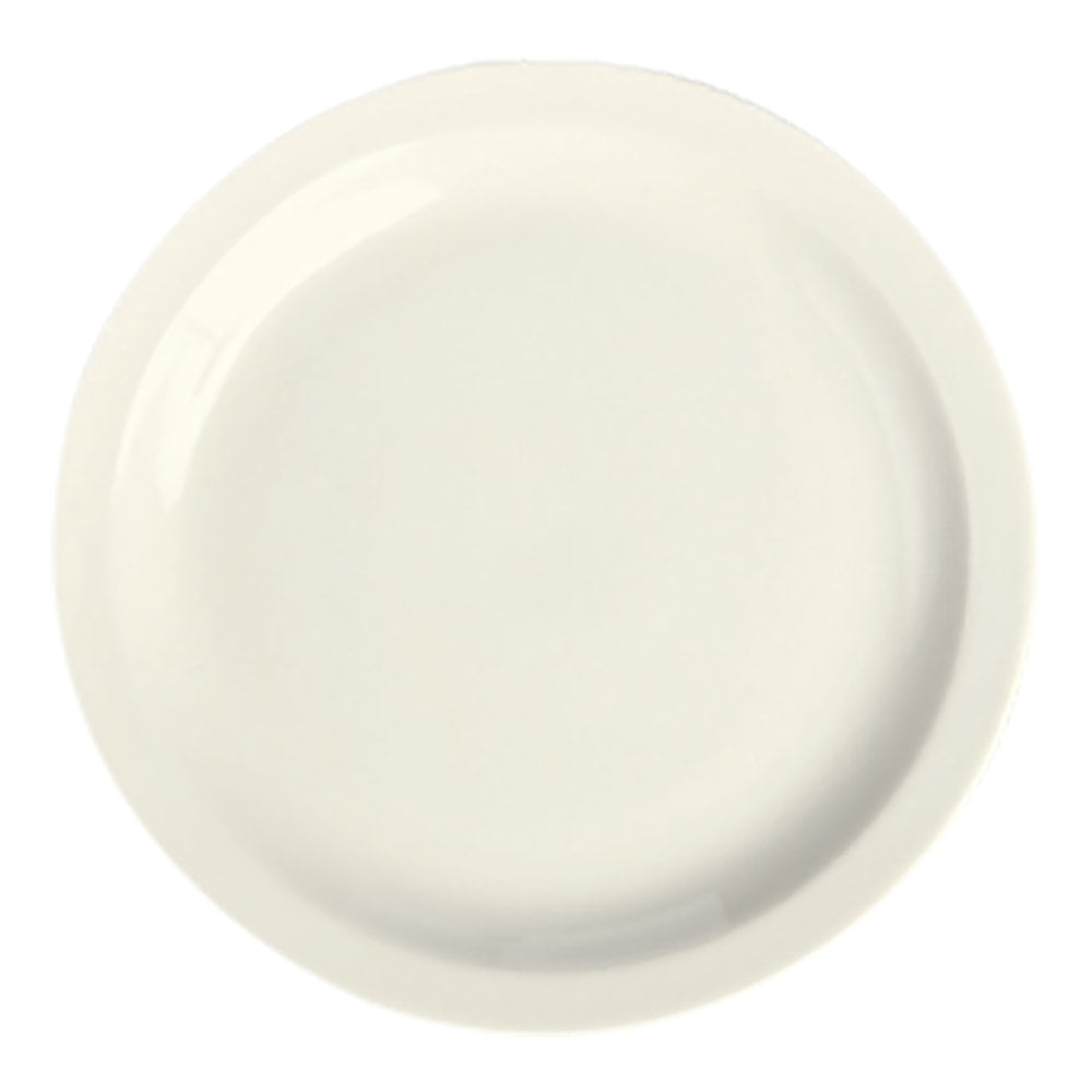 QM Army Med Dinner Plates, 9in, White, Pack Of 24 Plates