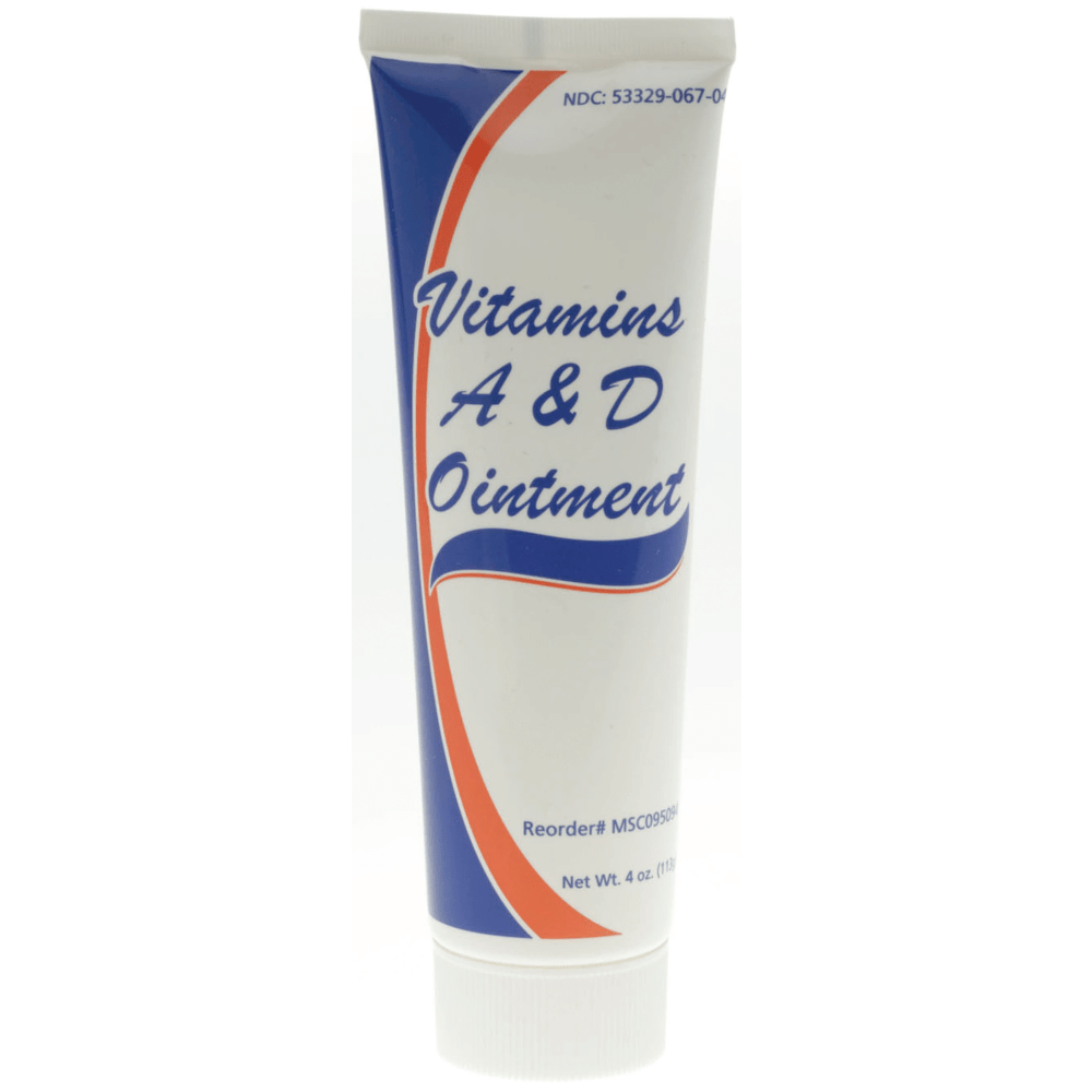 Medline Vitamin A & D Ointment, 4 Oz, Case Of 12